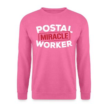 Postwunder Arbeiter Briefträger Briefträger Job - Unisex Pullover - Pink - Vorne