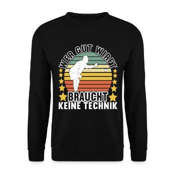 Boule Petanque - Unisex Pullover - Schwarz - Vorne - Alina (178cm) & Michal (187cm)