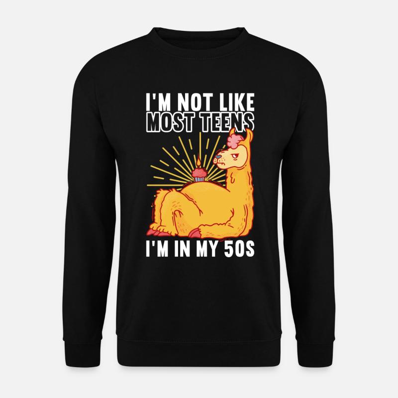 Grumpy Birthday - Unisex Pullover - Schwarz