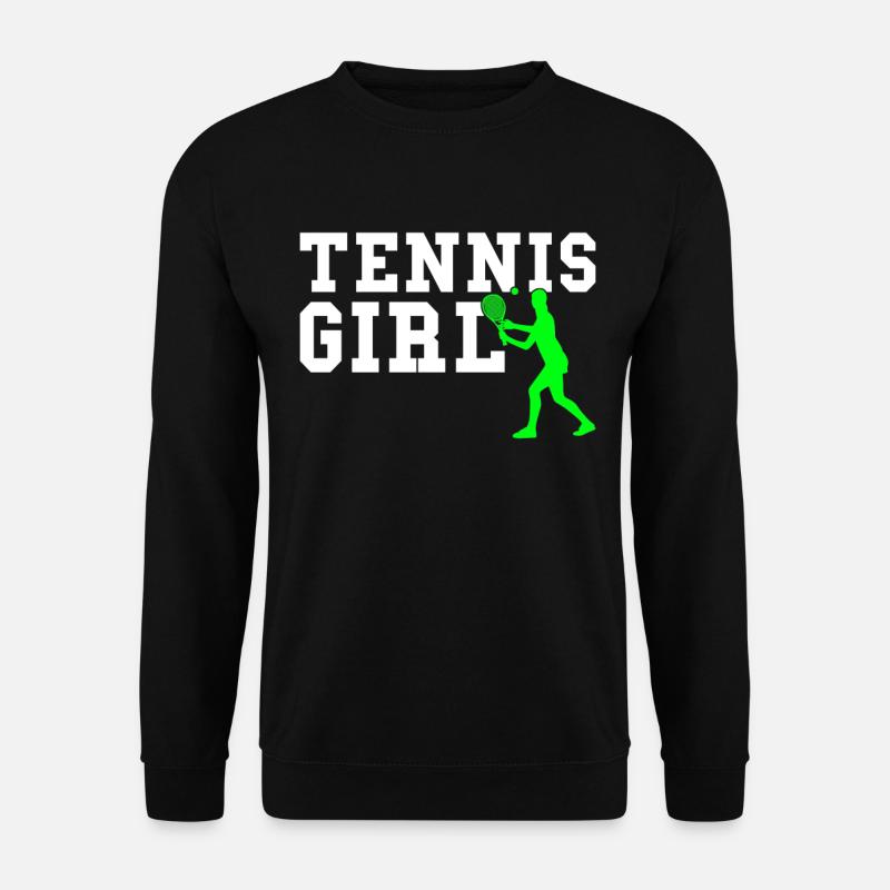 Fille de tennis - Sweat-shirt Unisexe - noir