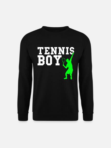 Tennis boy - Unisex Pullover - Schwarz