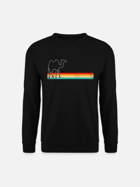 Camel Rétro - Sweat-shirt Unisexe - noir