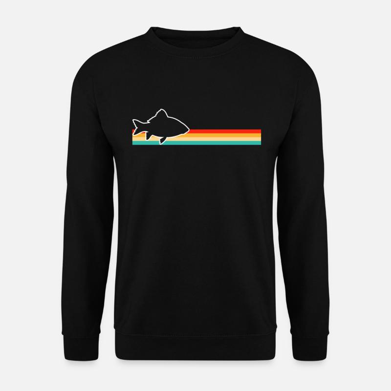 Fish Retro - Unisex Sweatshirt - black