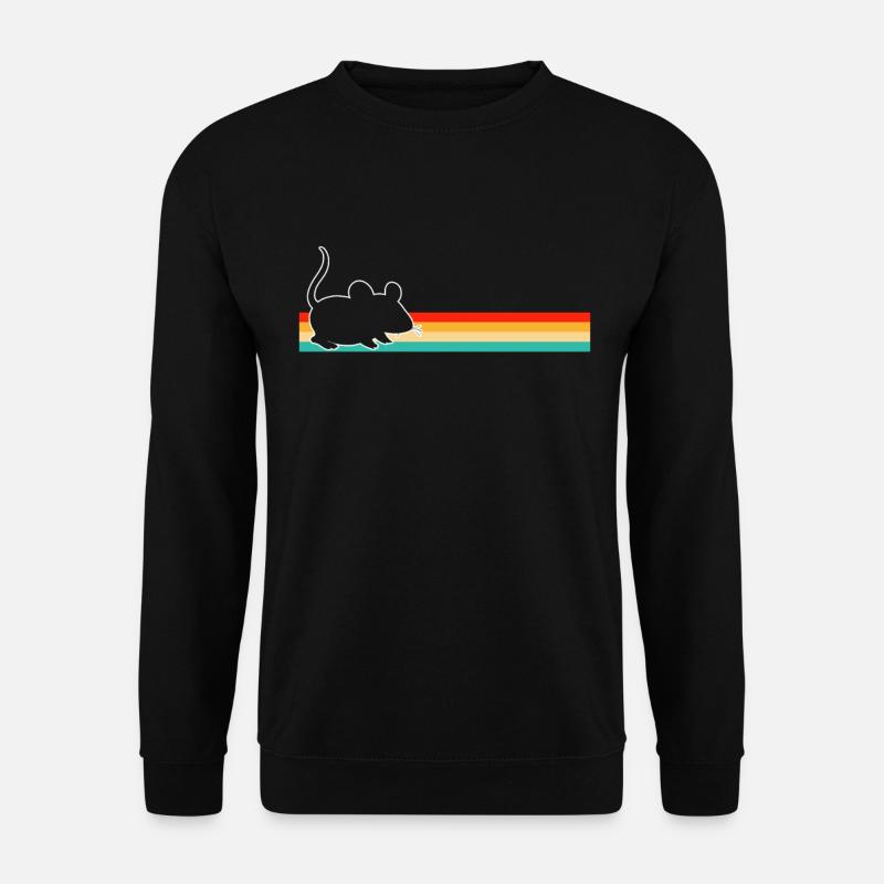Mouse Retro - Unisex Sweatshirt - black