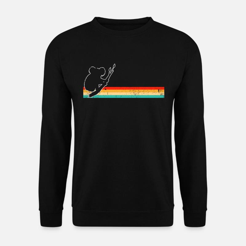 Koala Retro - Unisex Sweatshirt - black