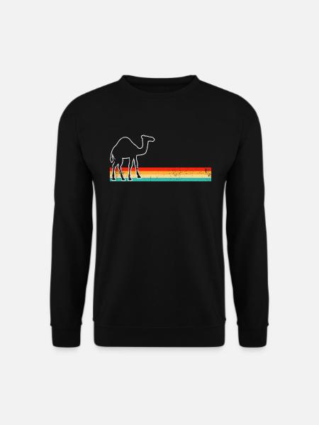 Dromadaire rétro - Sweat-shirt Unisexe - noir