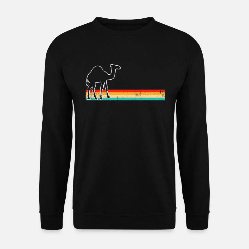 Dromedary Retro - Unisex Sweatshirt - black