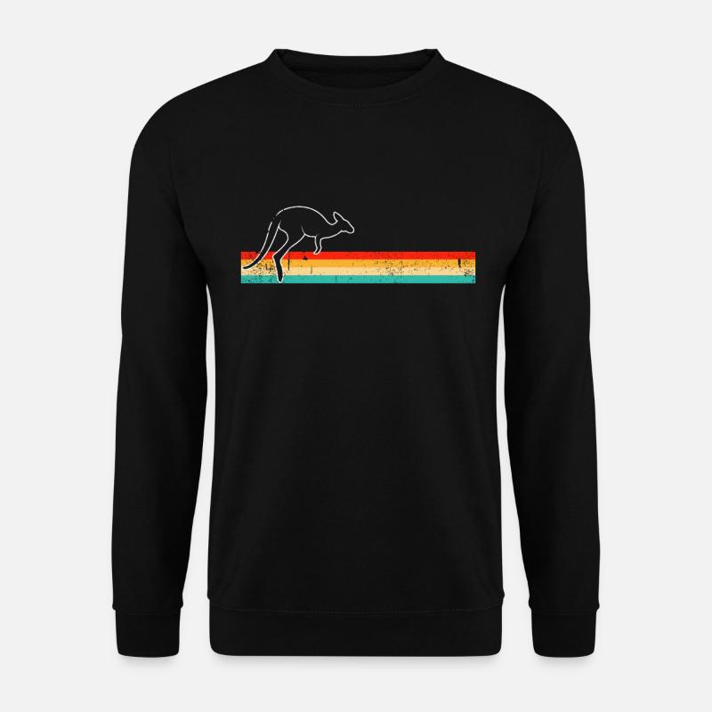 Kangaroo Retro - Unisex Sweatshirt - black