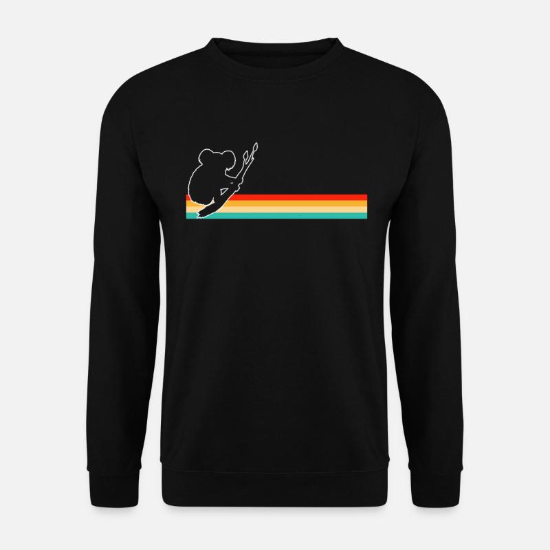 Koala Retro - Unisex Sweatshirt - black