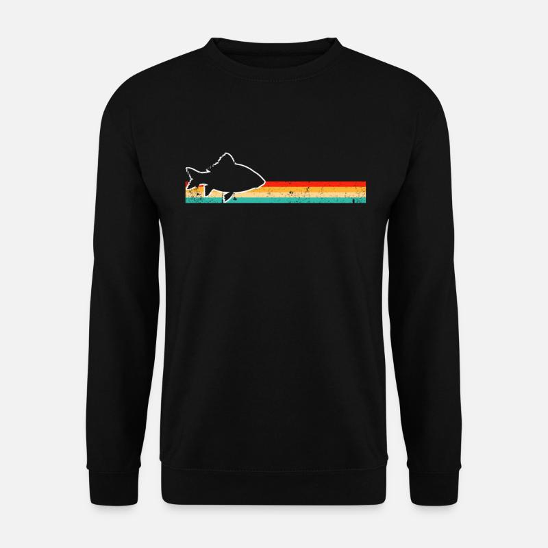 Fish Retro - Unisex Sweatshirt - black