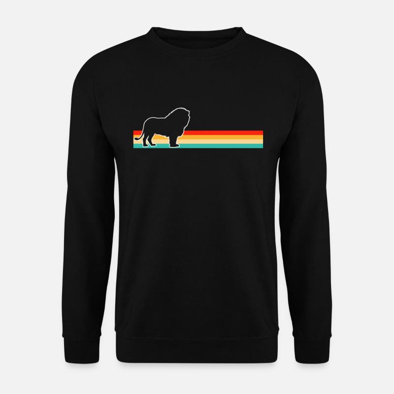 Lion Retro - Unisex Sweatshirt - black