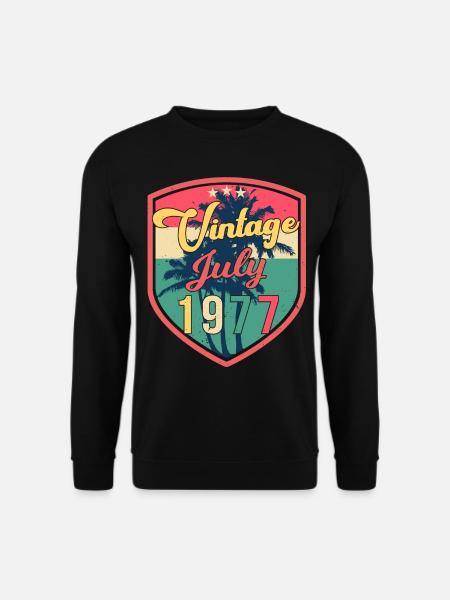 Né en juillet 1977 - Sweat-shirt Unisexe - noir