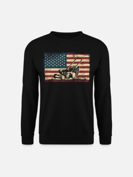 Lawn Mower Mowing Dad Father - Unisex Sweatshirt - black