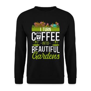 Landscaper Landscaping Landscape - Unisex Sweatshirt - black - Front - Alina (178cm) & Michal (187cm)