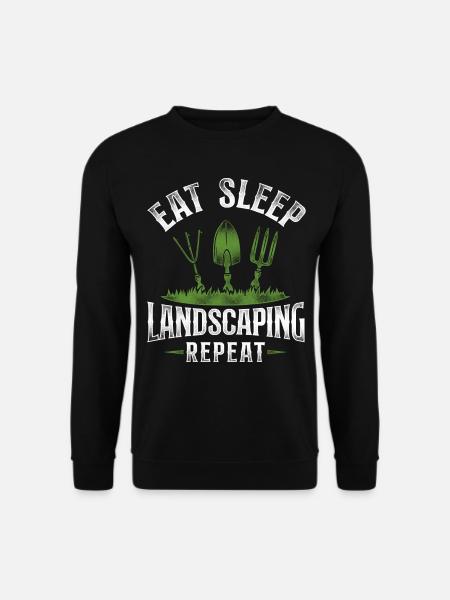 Landscaper Landscaping Landscape - Unisex Sweatshirt - black