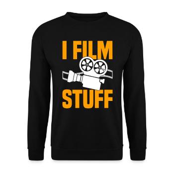 Regisseur Filmemacher Spielfilm Film - Unisex Pullover - Schwarz - Vorne - Alina (178cm) & Michal (187cm)