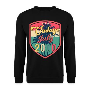 Original Juli 2000 - Unisex Pullover - Schwarz - Vorne - Alina (178cm) & Michal (187cm)