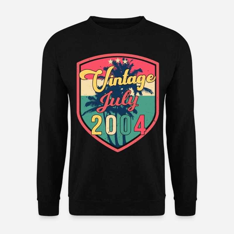 Juli 2004 Endlich 18 Jahre - Unisex Pullover - Schwarz