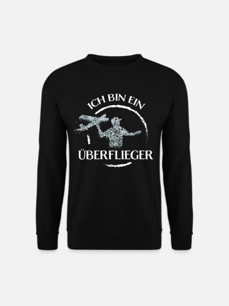 Ferngesteuertes Flugzeug Modellflug - Unisex Pullover - Schwarz