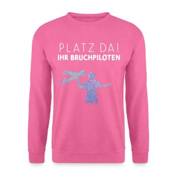 Modellflugzeuge Modellflug Modellfliegen - Unisex Pullover - Pink - Vorne