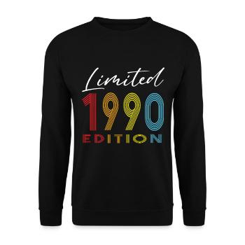 Édition limitée 1990 - Sweat-shirt Unisexe - noir - Devant - Alina (178cm) & Michal (187cm)