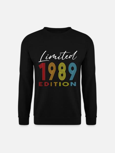 Limited Edition 1989 - Unisex Pullover - Schwarz
