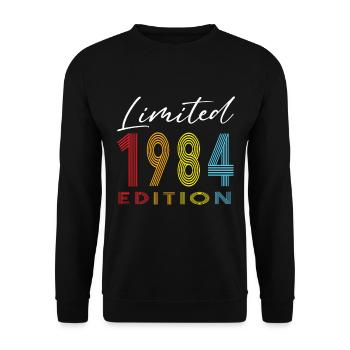 Édition limitée 1984 - Sweat-shirt Unisexe - noir - Devant - Alina (178cm) & Michal (187cm)