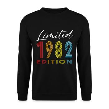 Édition limitée 1982 - Sweat-shirt Unisexe - noir - Devant - Alina (178cm) & Michal (187cm)