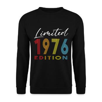 Édition limitée 1976 - Sweat-shirt Unisexe - noir - Devant - Alina (178cm) & Michal (187cm)