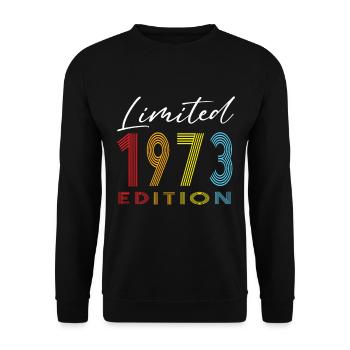 Édition limitée 1973 - Sweat-shirt Unisexe - noir - Devant - Alina (178cm) & Michal (187cm)