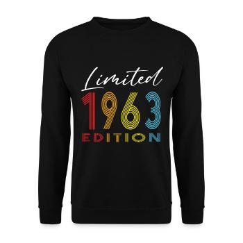 Édition limitée 1963 - Sweat-shirt Unisexe - noir - Devant - Alina (178cm) & Michal (187cm)
