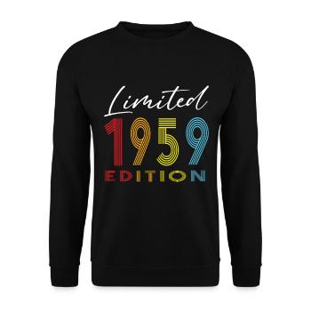 Édition limitée 1959 - Sweat-shirt Unisexe - noir - Devant - Alina (178cm) & Michal (187cm)