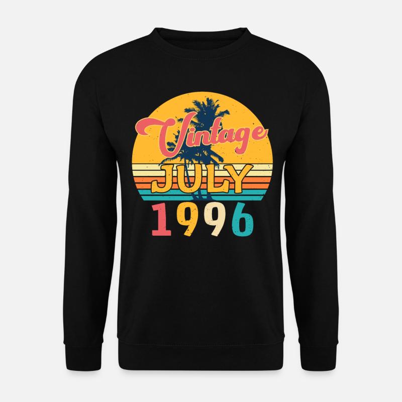Bestes Geburtsjahr 1996 Juli - Unisex Pullover - Schwarz