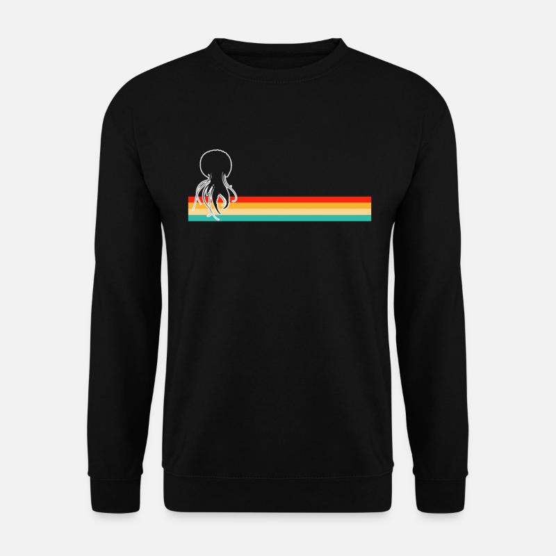 Jellyfish Retro - Unisex Sweatshirt - black