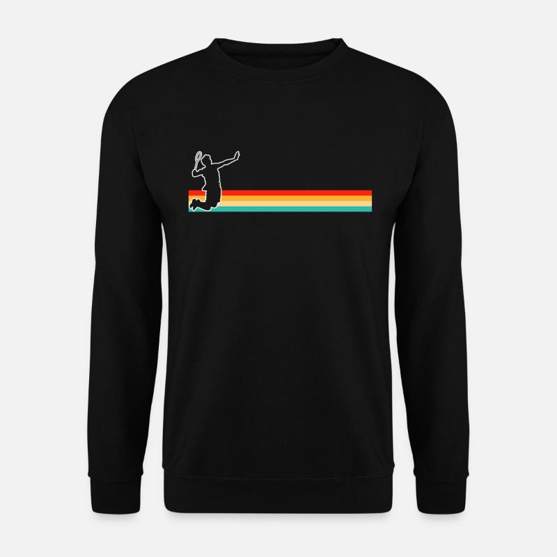 Badminton Retro - Unisex Sweatshirt - black