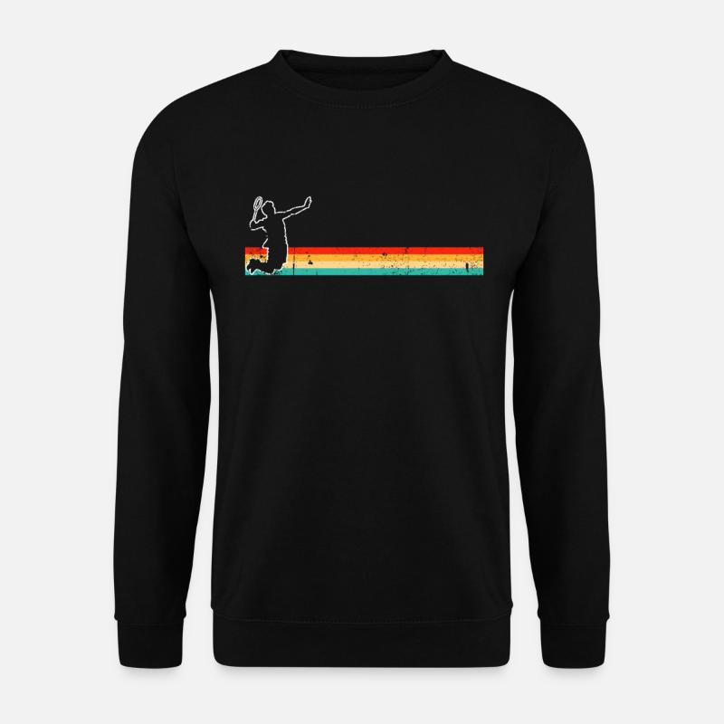 Badminton Retro - Unisex Sweatshirt - black