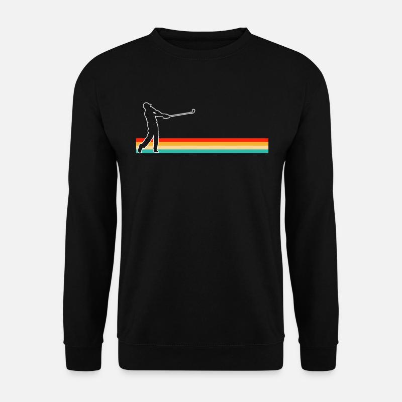 Golf Retro - Unisex Pullover - Schwarz