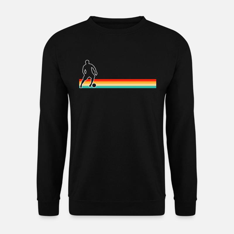 Fußball Fußballer Retro - Unisex Pullover - Schwarz