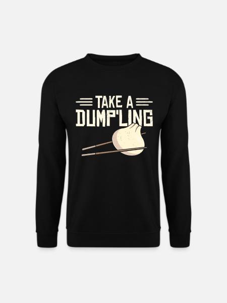 Knödel Asiatisches Essen Chinesisches Essen Fan - Unisex Pullover - Schwarz