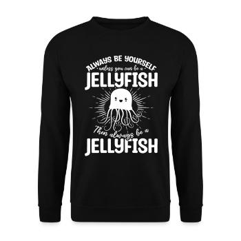 Soyez toujours vous-même à moins que vous ne le puissiez - Sweat-shirt Unisexe - noir - Devant - Alina (178cm) & Michal (187cm)