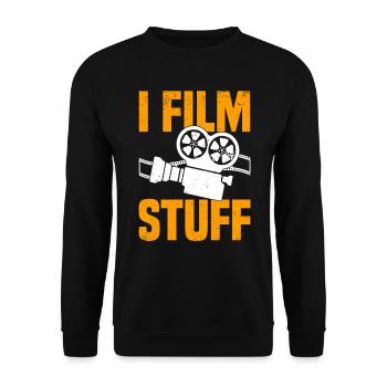 Director Filmmaker Feature Film Film - Unisex Sweatshirt - black - Front - Alina (178cm) & Michal (187cm)