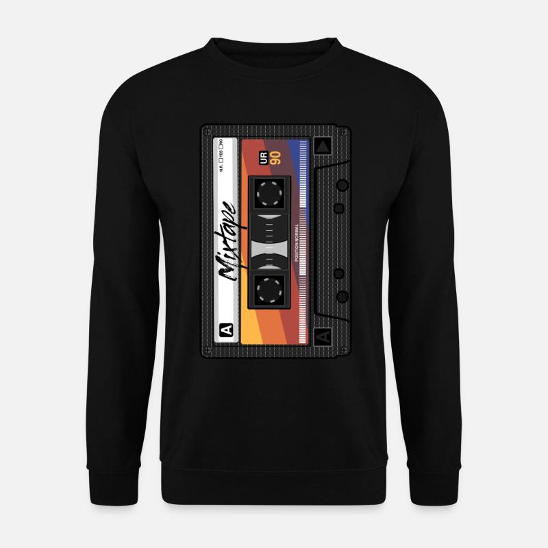 Mixtape Cassette 90s Party 80s Retro Tape - Sweat-shirt Unisexe - noir