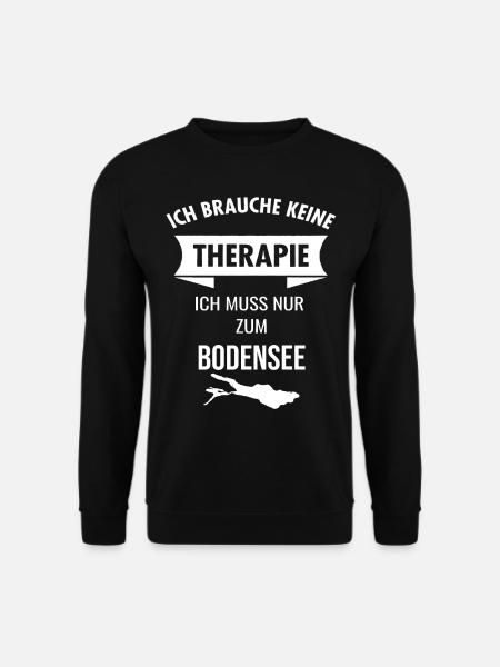 Bodensee Urlaub Bodenseeregion Idee - Unisex Pullover - Schwarz