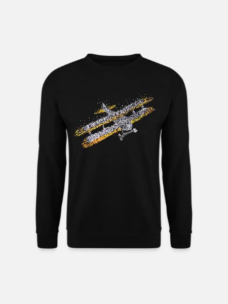 Modèle réduit d’avion RC Avion télécommandé - Sweat-shirt Unisexe - noir