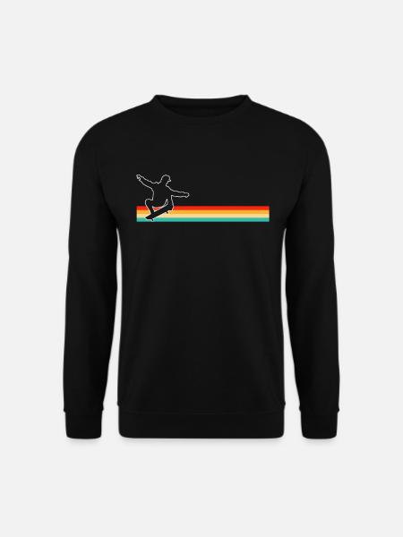 Skating Retro - Unisex Sweatshirt - black