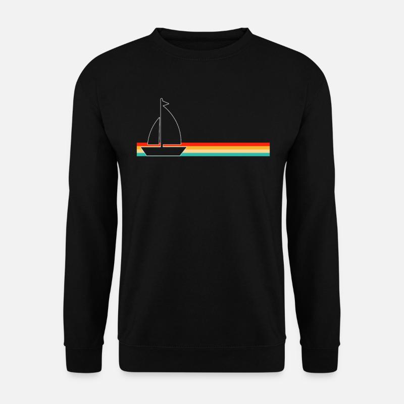 Sailing Retro - Unisex Sweatshirt - black