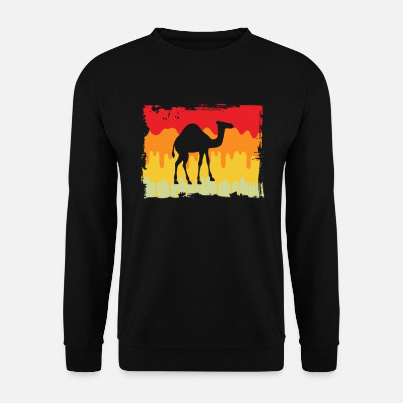 Retro Dromedary - Unisex Sweatshirt - black