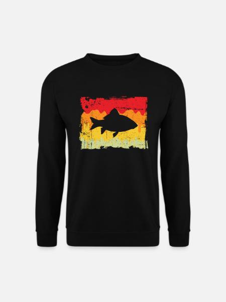 Fish Retro - Unisex Sweatshirt - black