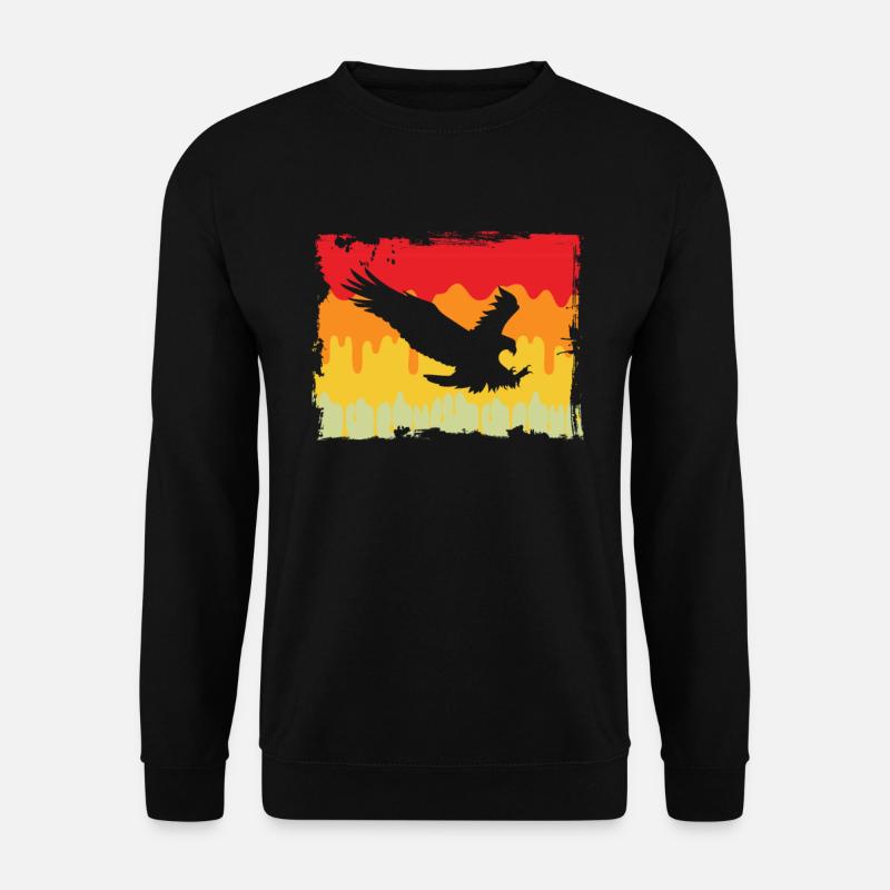 Adler Retro - Unisex Sweatshirt - black