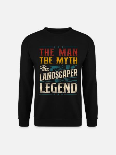 Landscaper Landscaping Landscape - Unisex Sweatshirt - black